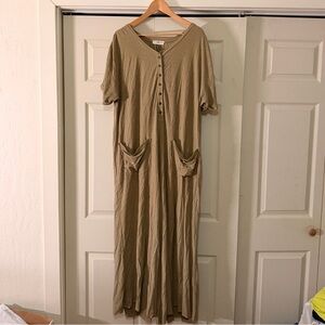 Natural Life Green Jumpsuit